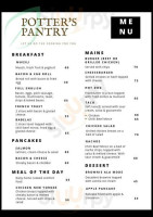 Potter's Pantry menu