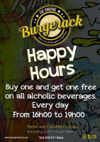 Burgerack menu