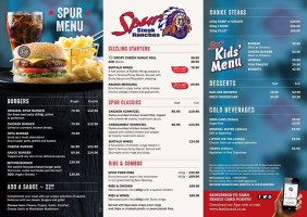 Cancun Spur Steak Ranch menu