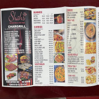 Shah Chicken Tikka menu