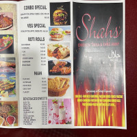 Shah Chicken Tikka menu