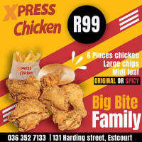 Xpress Chicken menu