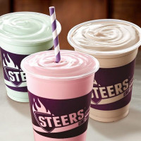 Steers drink