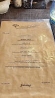 Marula Grill menu