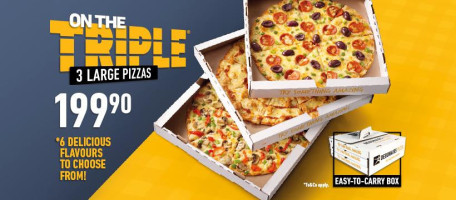 Debonairs Pizza menu