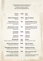 Ocean Basket Garden Route Mall menu