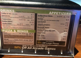 Pizzarella menu