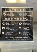 Fego Caffe menu