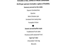 Muse menu