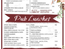 The Hound Hare menu
