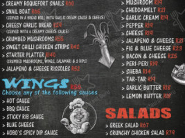 Hobos menu